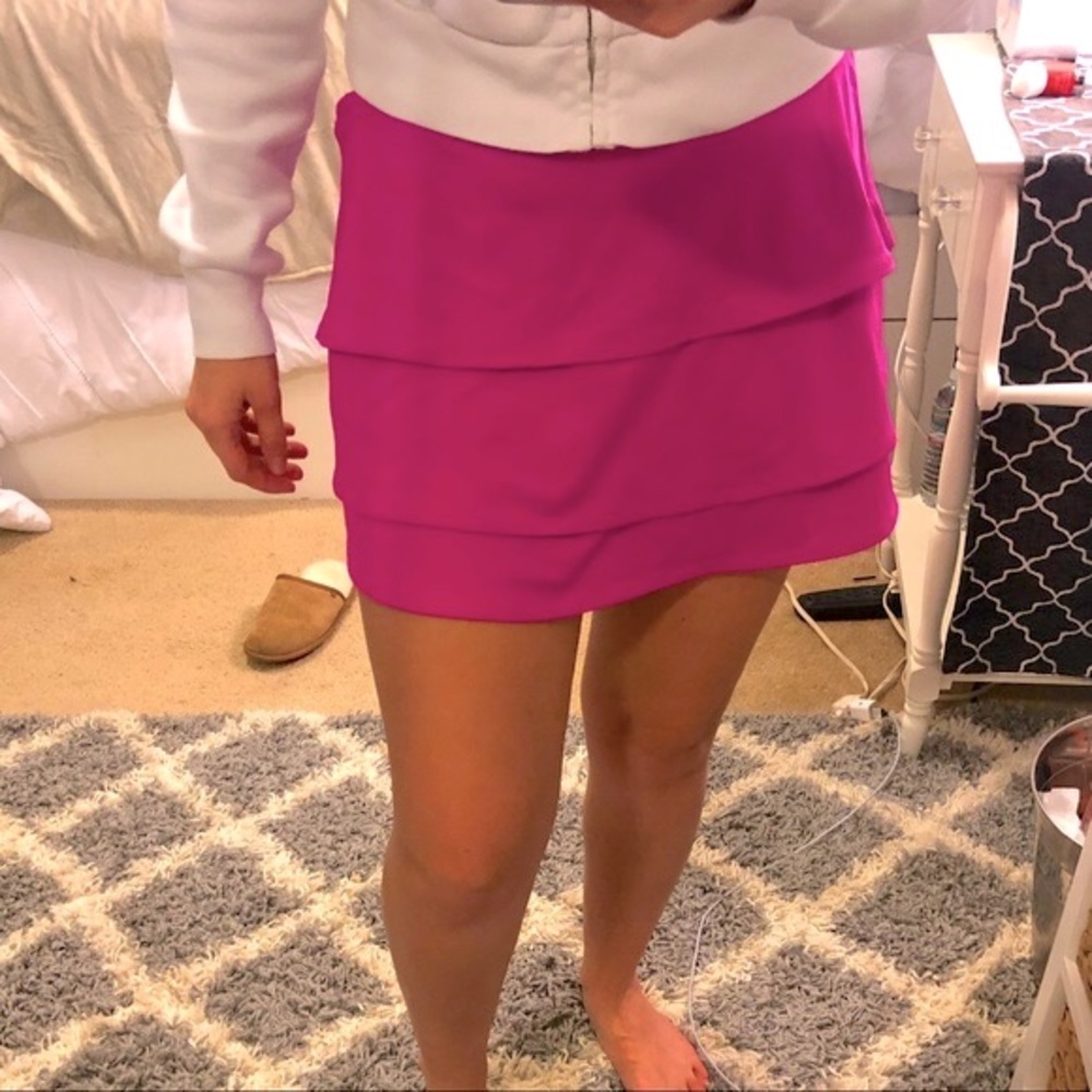 Pink Athleta Golf Skirt